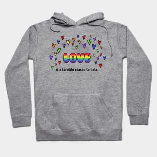 Love Is A Terrible Reason To Hate Hoodie